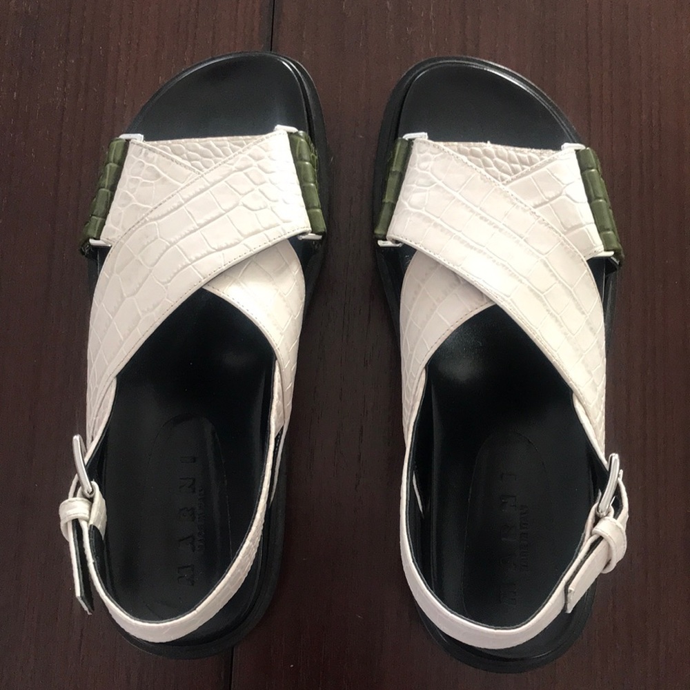 Marni Fussbet Sandals (mint condition)